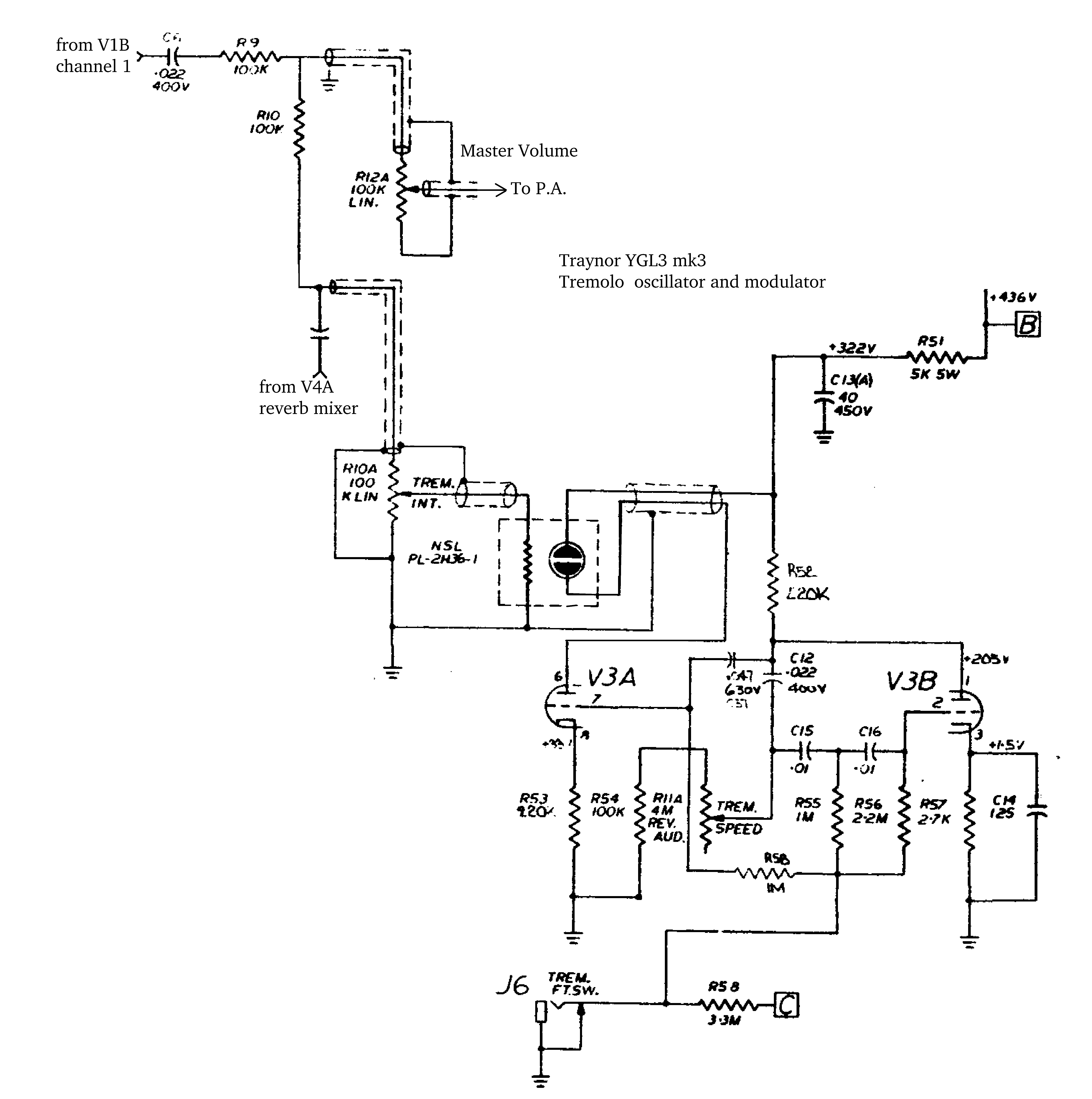 traynor ygl3-3 image or schematic